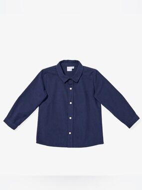 Oso & Me Jeffie Shirt in Navy Corduroy